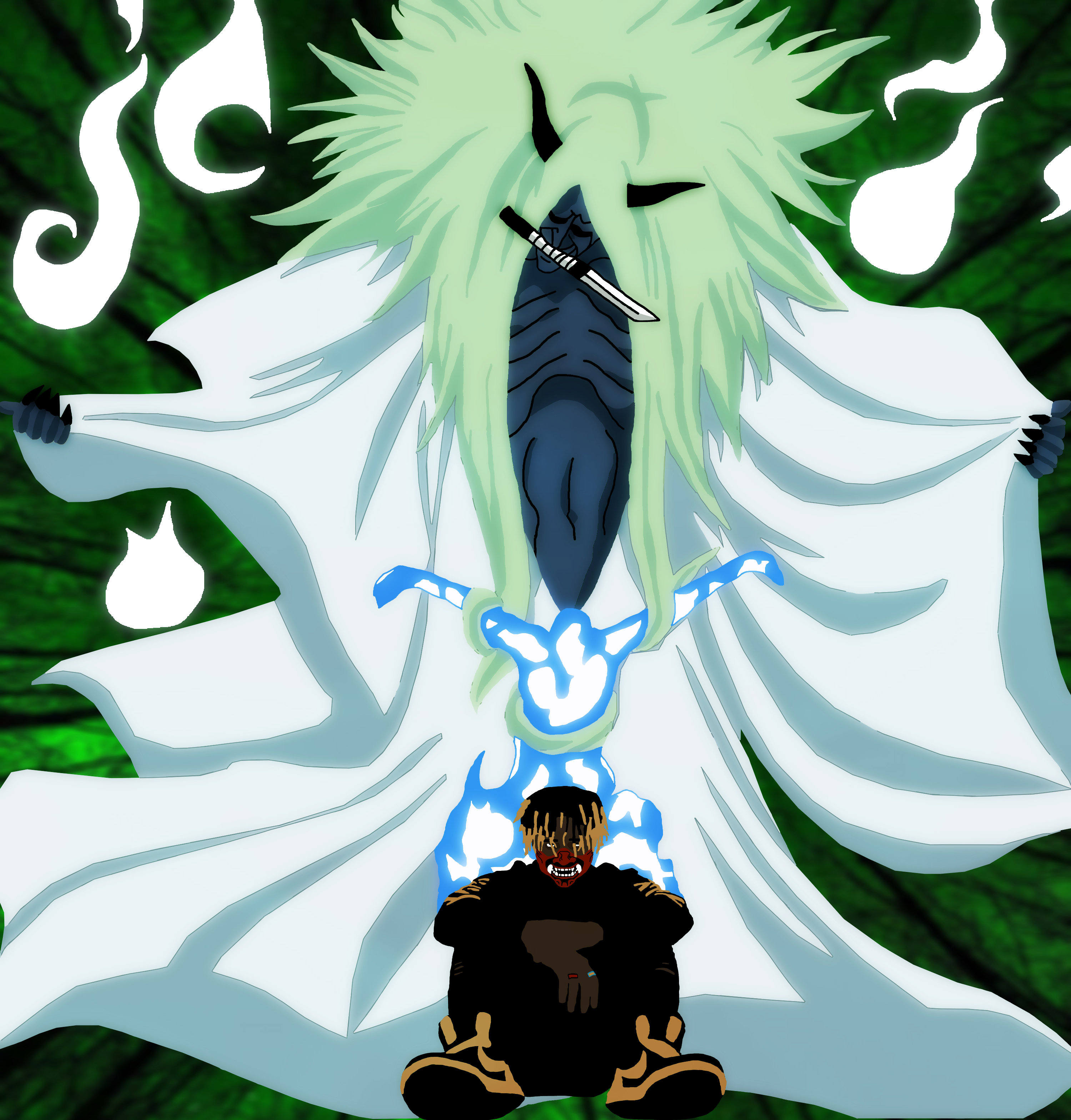 Colour Block Naruto - Krita