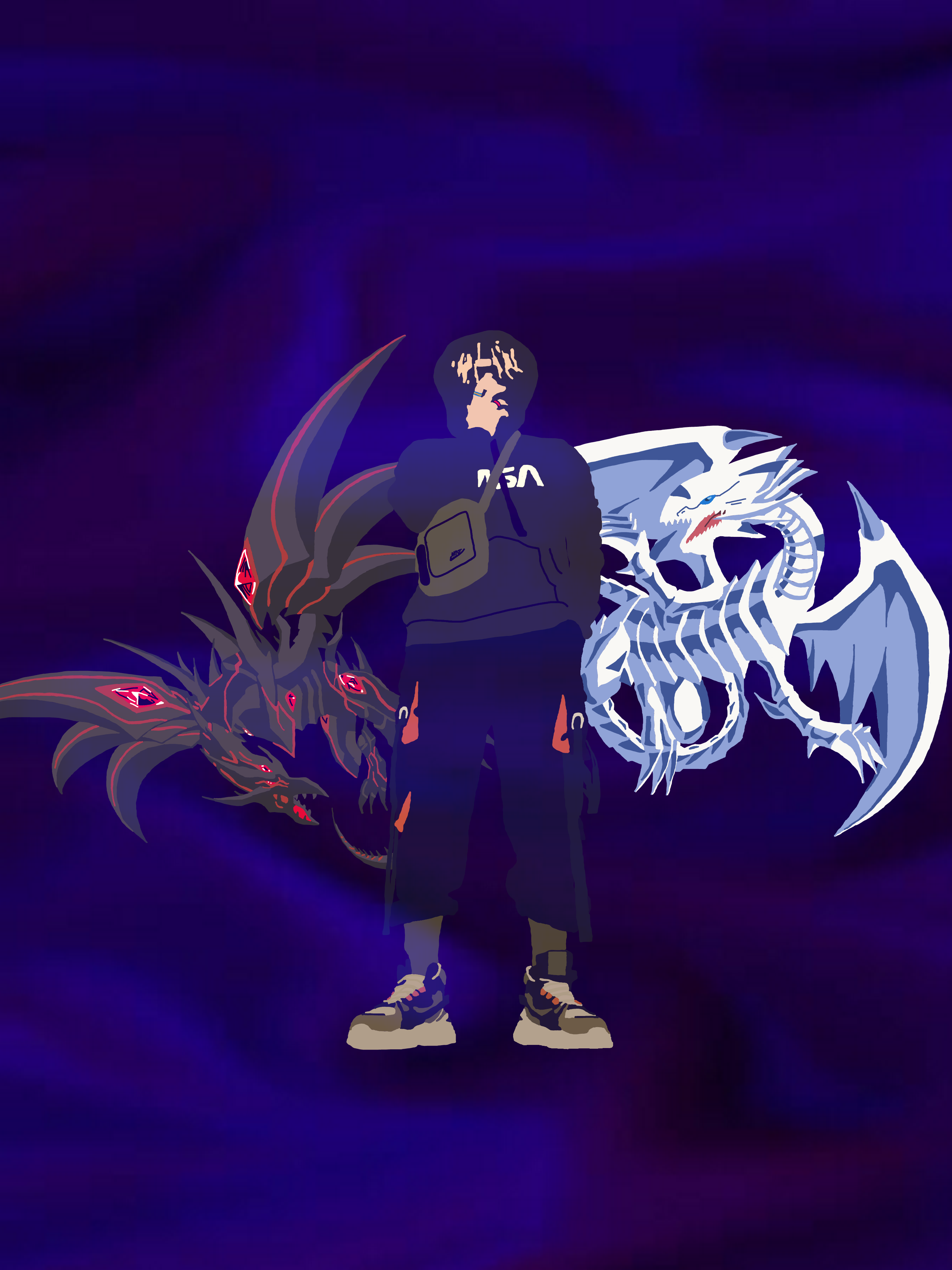 Colour Block Yu-Gi-Oh - Krita