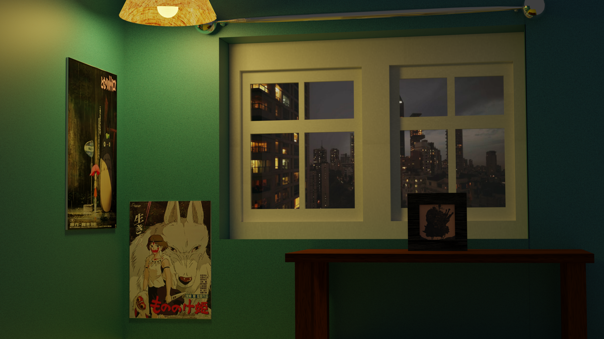 City View From A Window - Blender