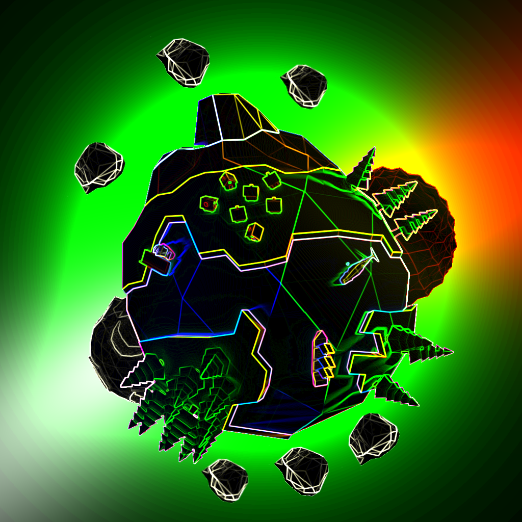 Low Poly Planet - Blender + Gimp